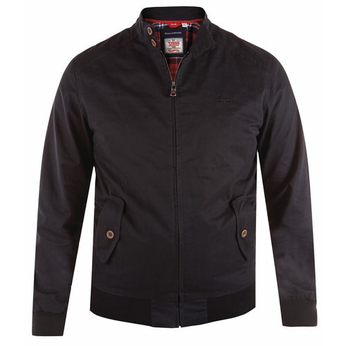 D555 Windsor Harrington Jacke Schwarz
